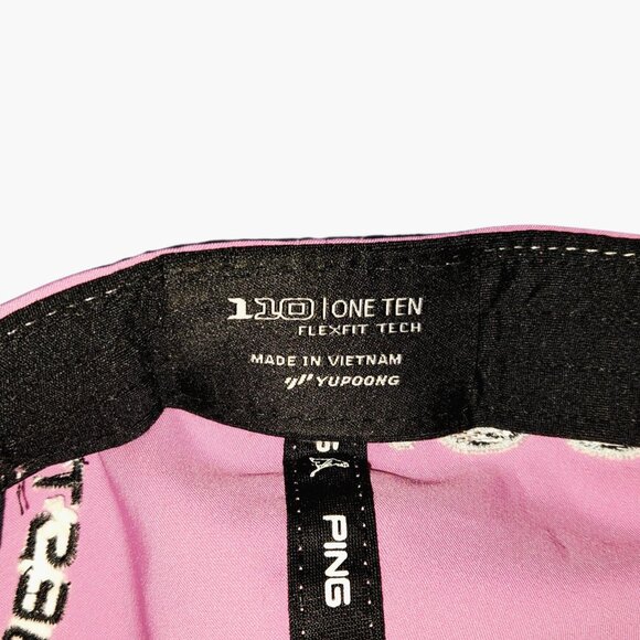 Ping 110 One Ten Golf Hat Women's One Size Strapback Flex Fit Tech Light Purple - Picture 8 of 8
